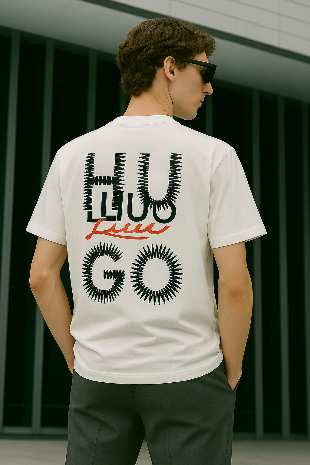 HUGO BOSS Graphic Logo T-Shirt
