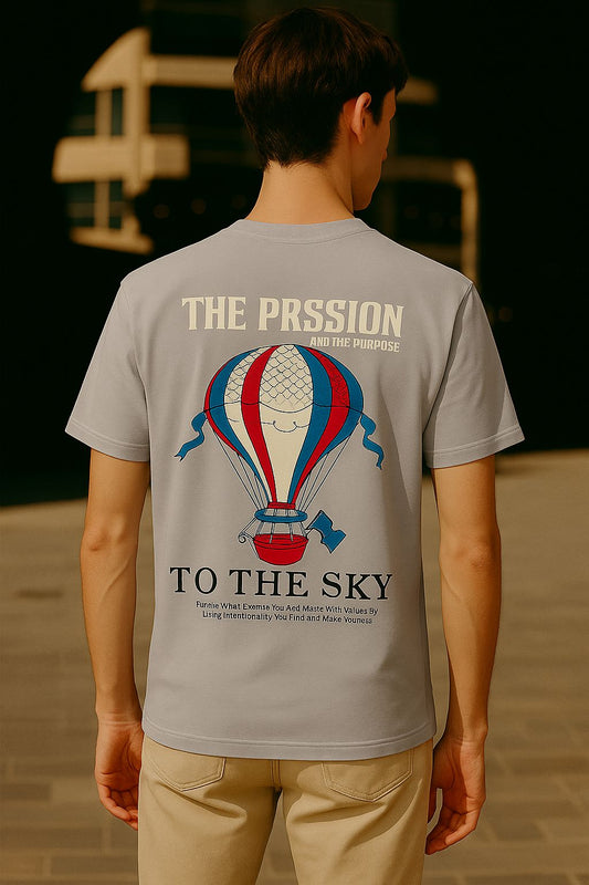 "The PRSSION & Purpose" Graphic White Tee – Unisex Casual Fit